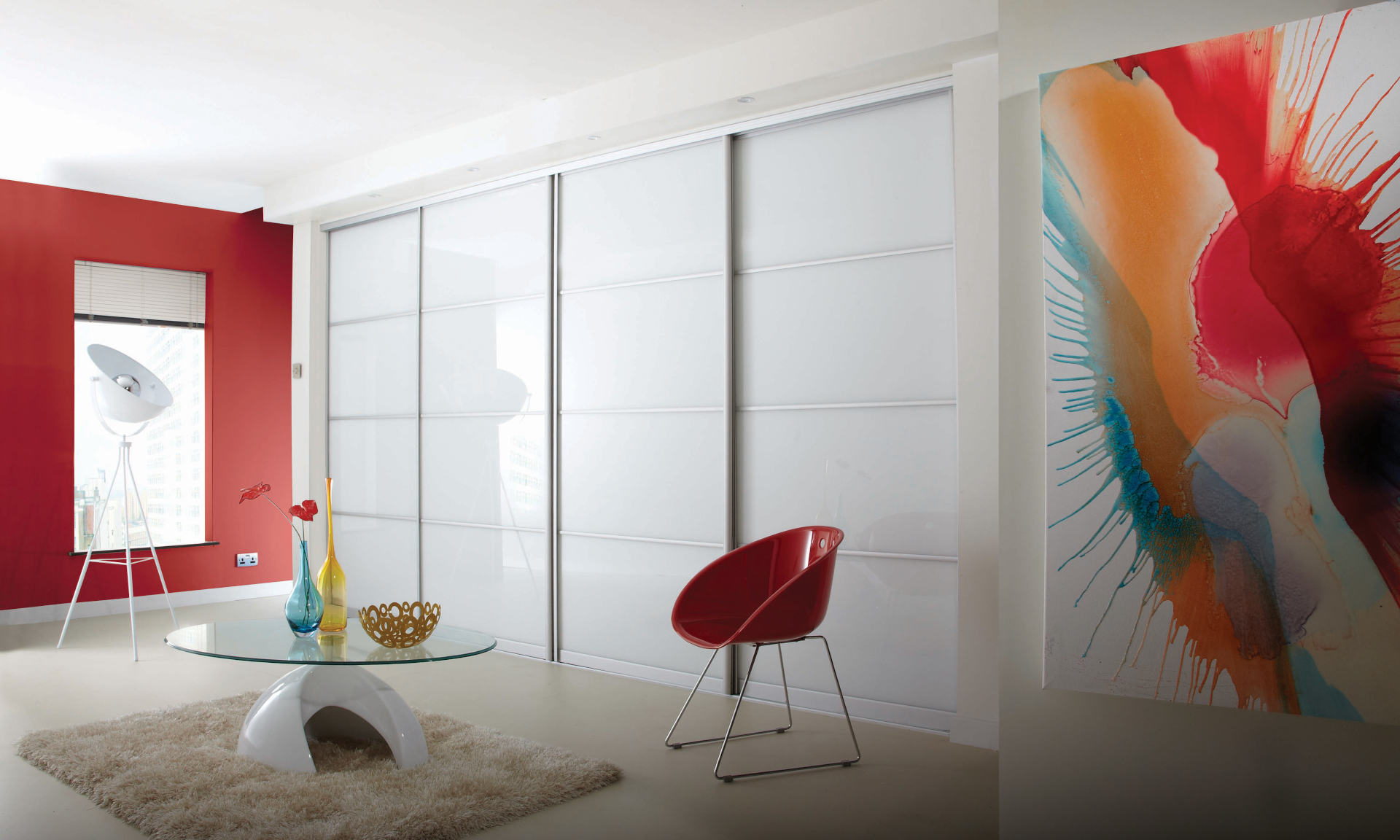 Four Panel Sliding Doors - Large
