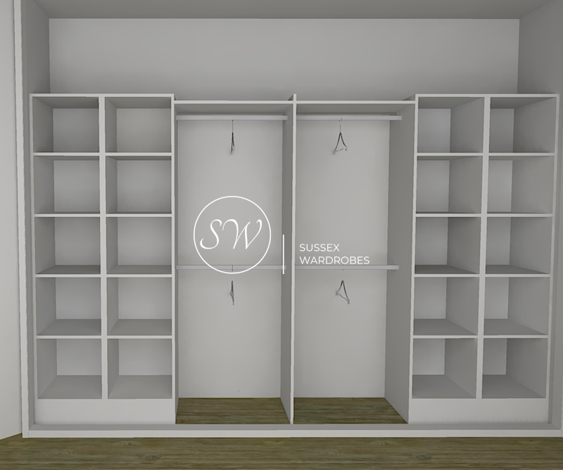 CAD Wardrobe Realistic Drawing