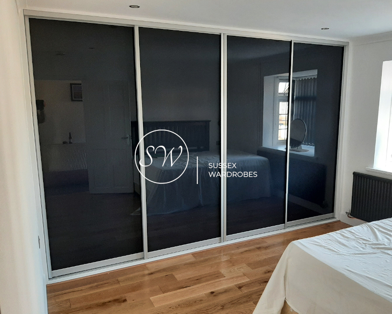 Anthracite Glass Fitted Wardrobe