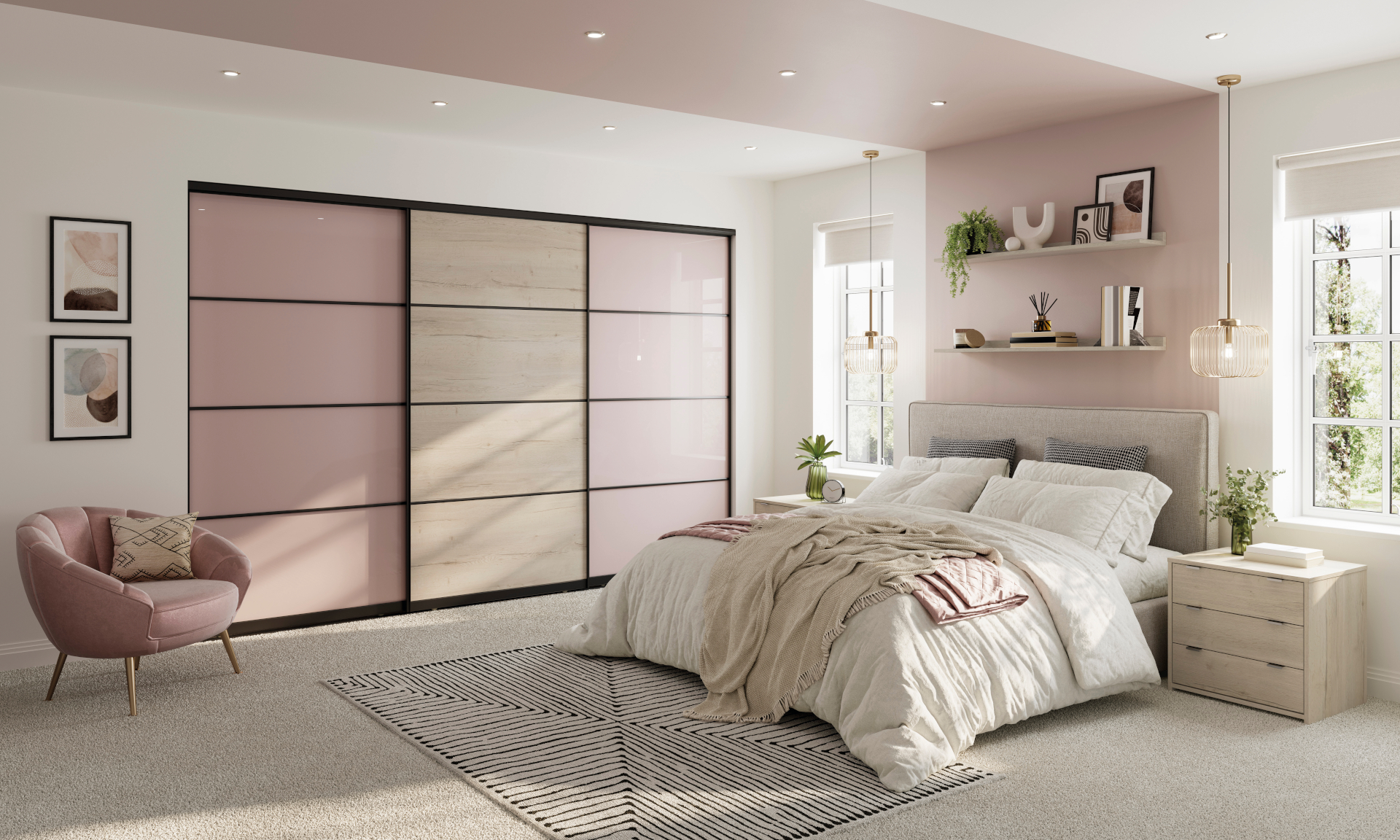 Four Panel Sliding Doors - Large