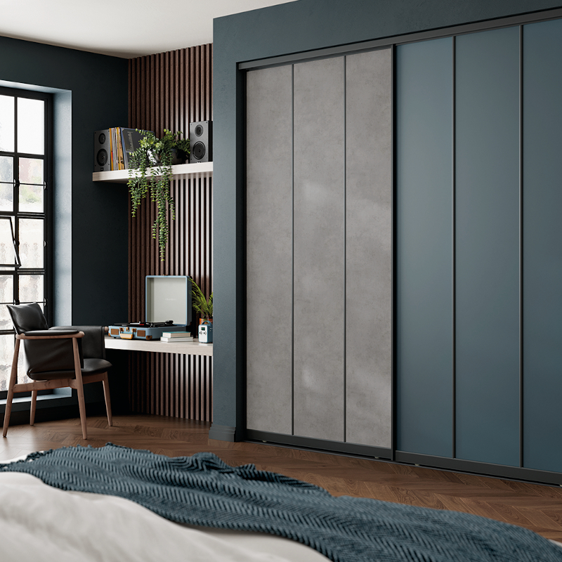 Three Vertical Panel Bespoke Doors - Small