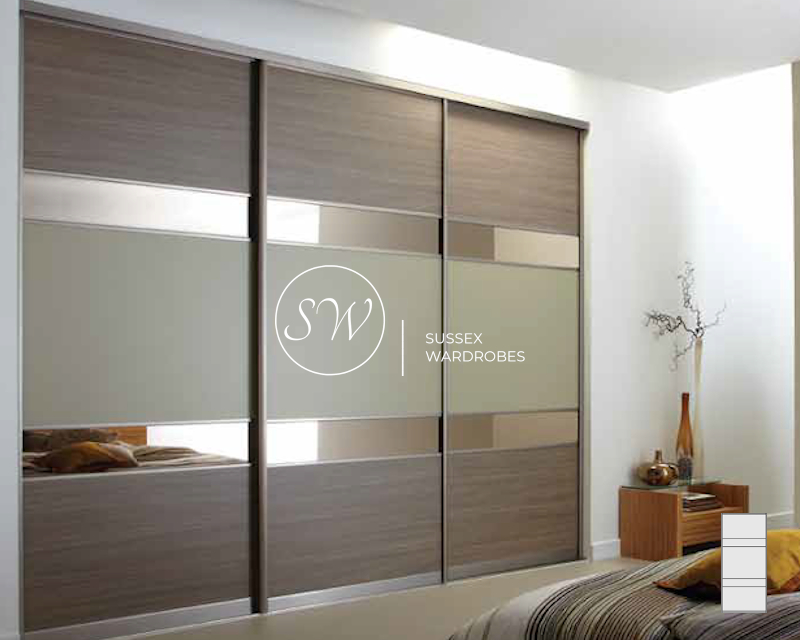 Five Panel Sliding Doors Example