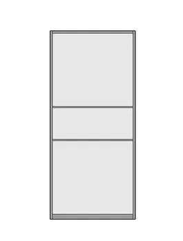 View Three Panel Narrow Door